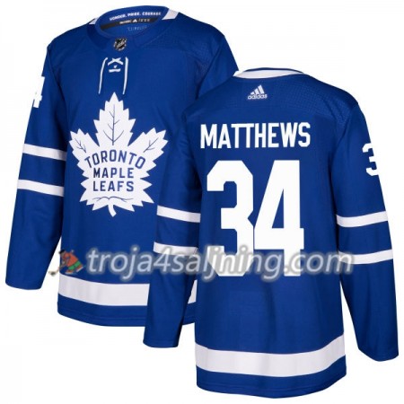 Toronto Maple Leafs tröja Auston Matthews 34 Adidas 2017-2018 Blå Authentic - NHL Tröjor Herr Toronto Maple Leafs tröja Auston Matthews 34 Adidas 2017-2018 Blå Authentic - NHL Tröjor Herr